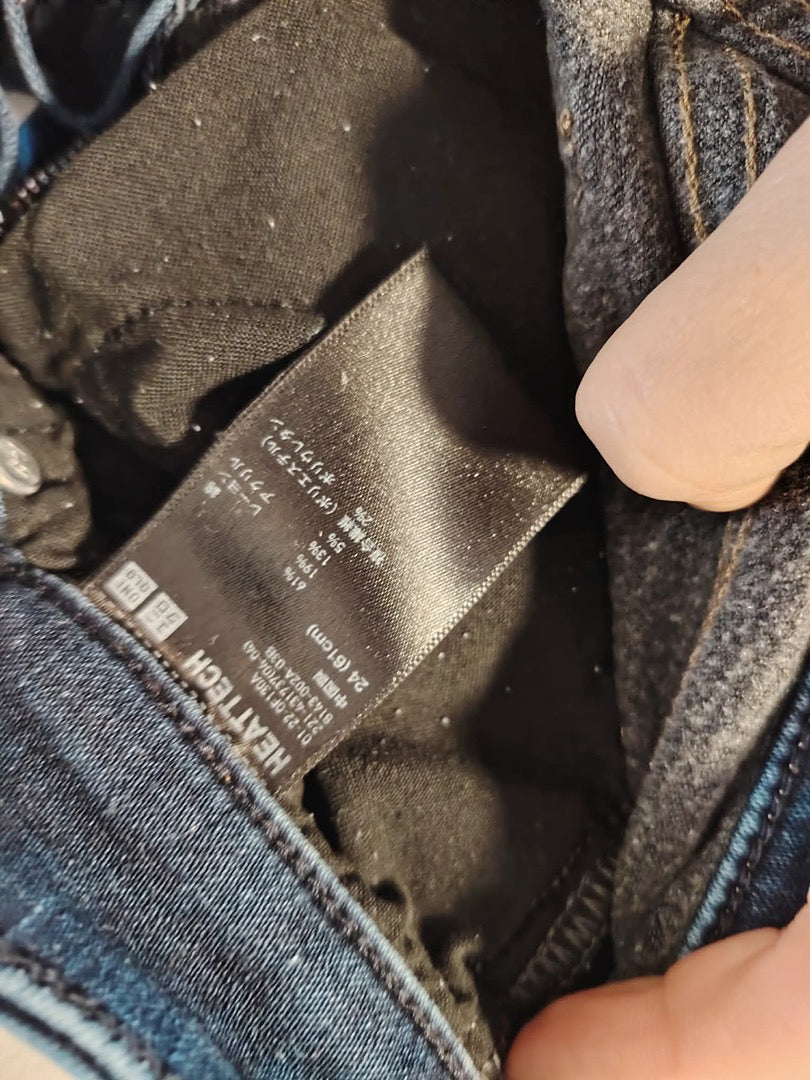Jean skinny Uniqlo - 24 - Bleu marine - État : Excellent