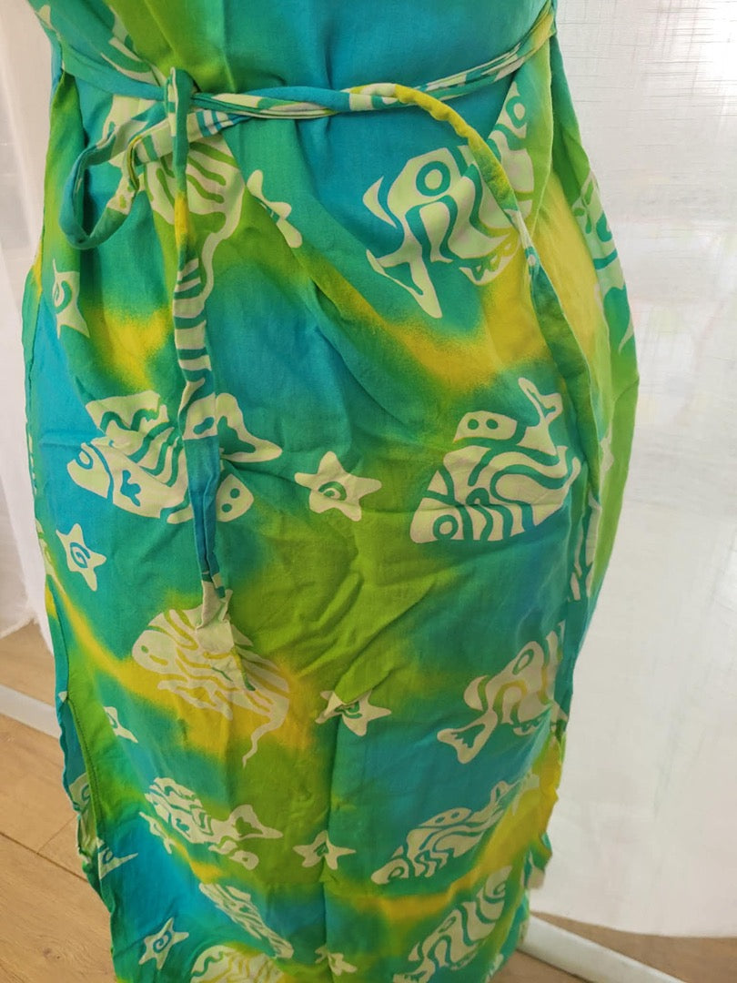 Robe d'été Vintage - S - Vert -