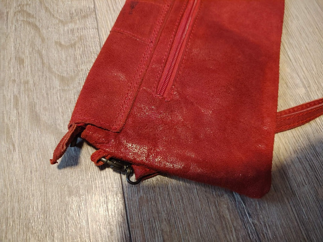 Sac Borse in Pelle - Taille unique - Rouge - État : Bon