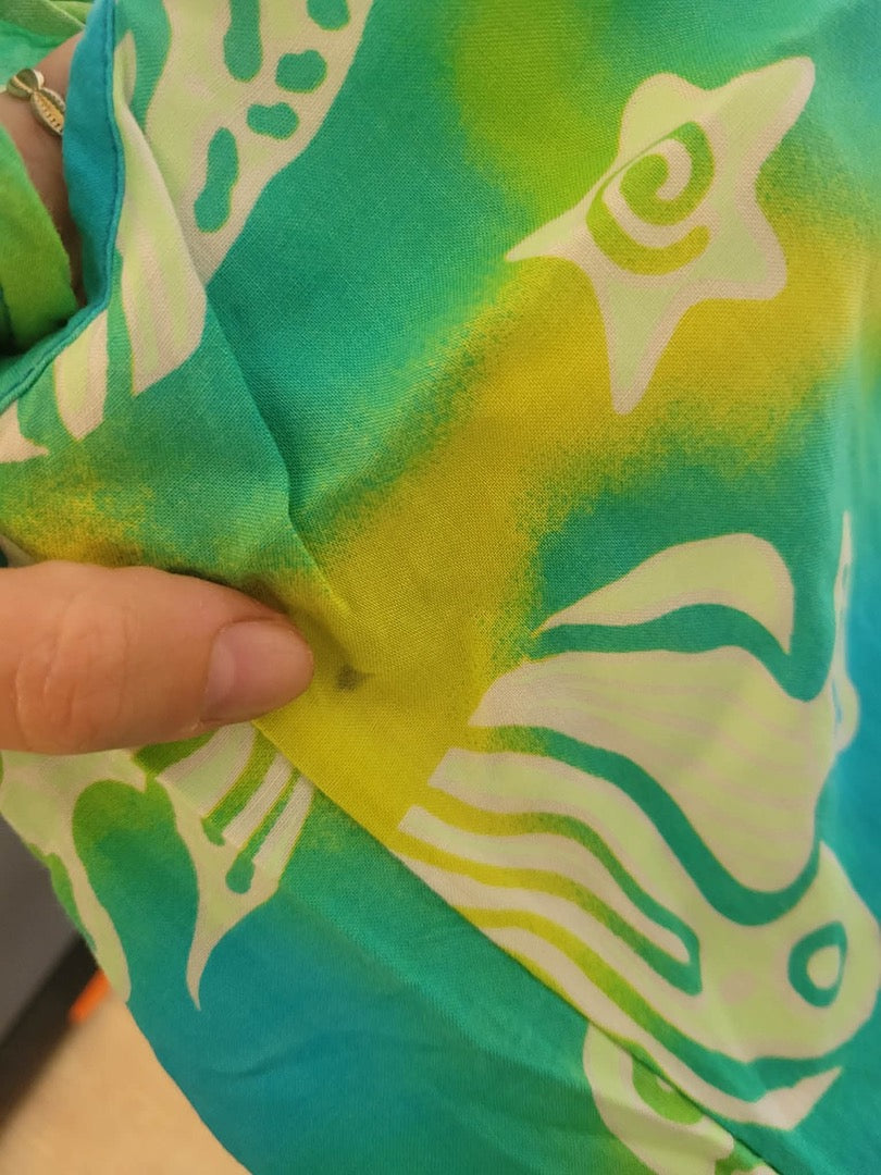 Robe d'été Vintage - S - Vert -