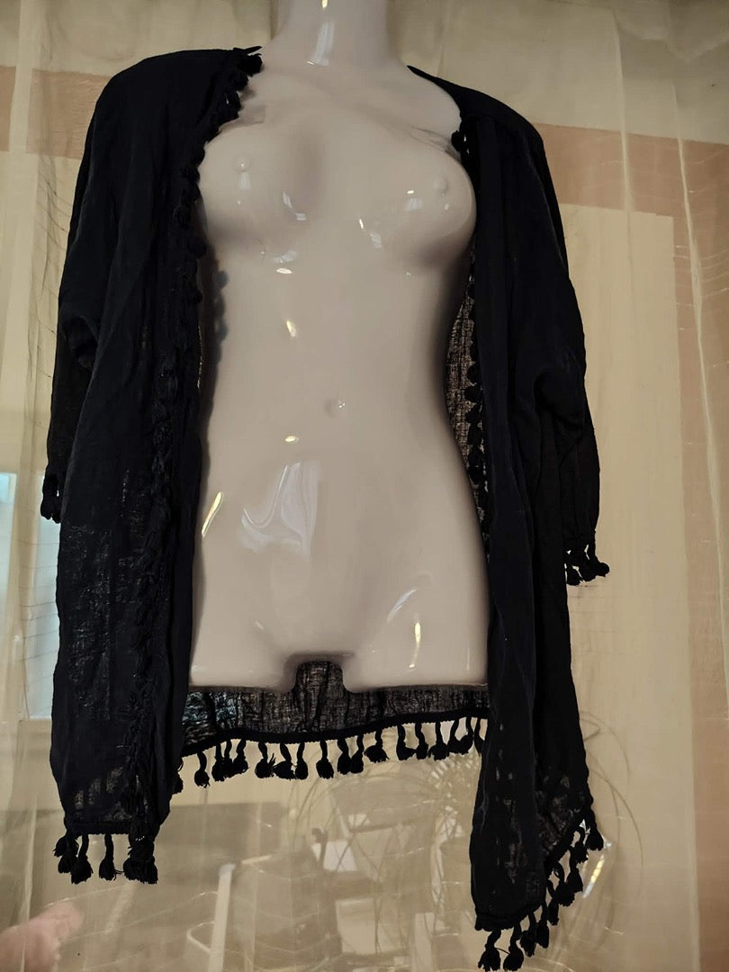 Kimono Miss & Yes - Lin -taille unique - Bleu marine - État : Excellent