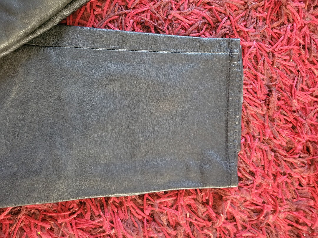 Pantalon en cuir Clothes - 38 - Noir - État : vintage